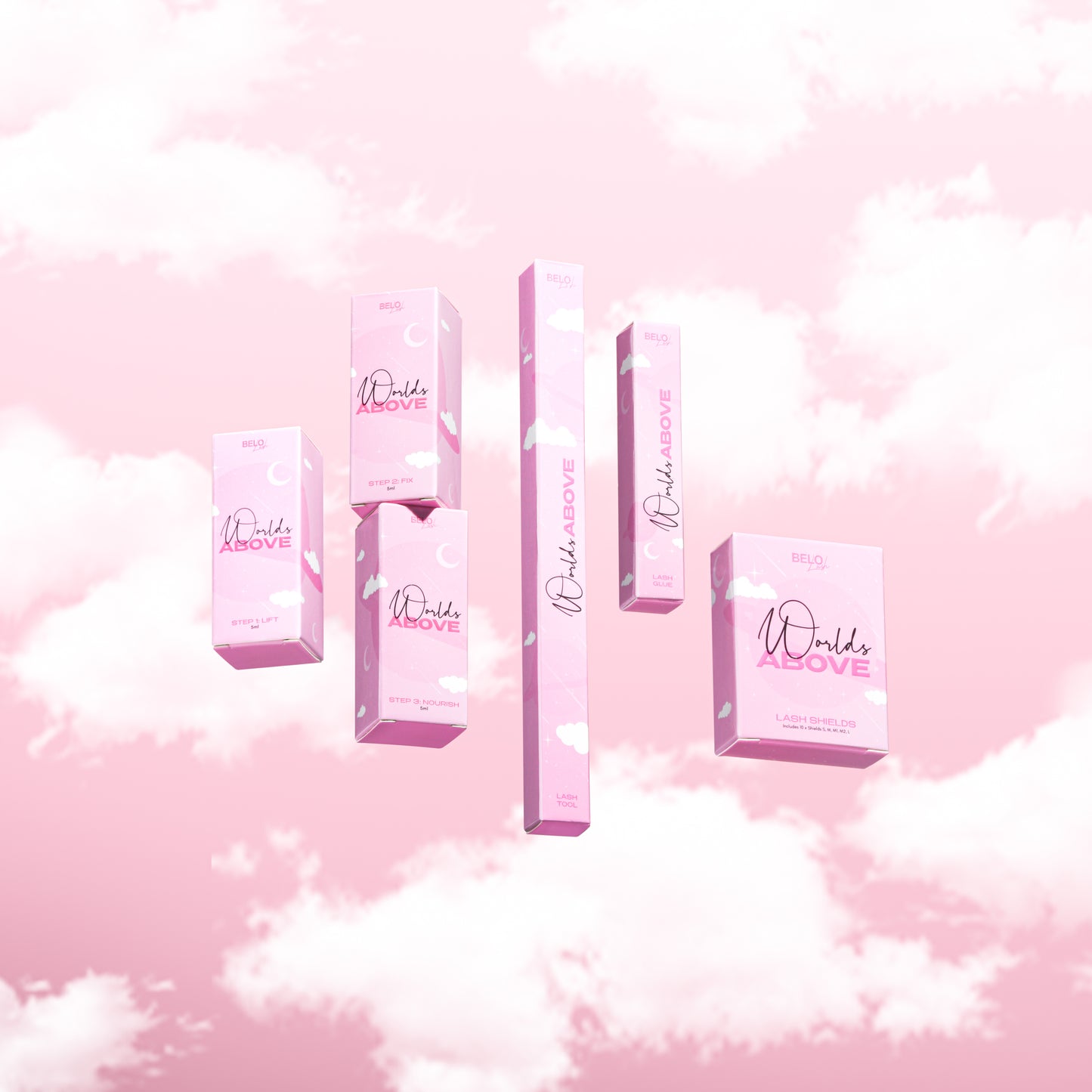 Worlds Above Lash Lift & Brow Lamination Kit for Professional Results - square