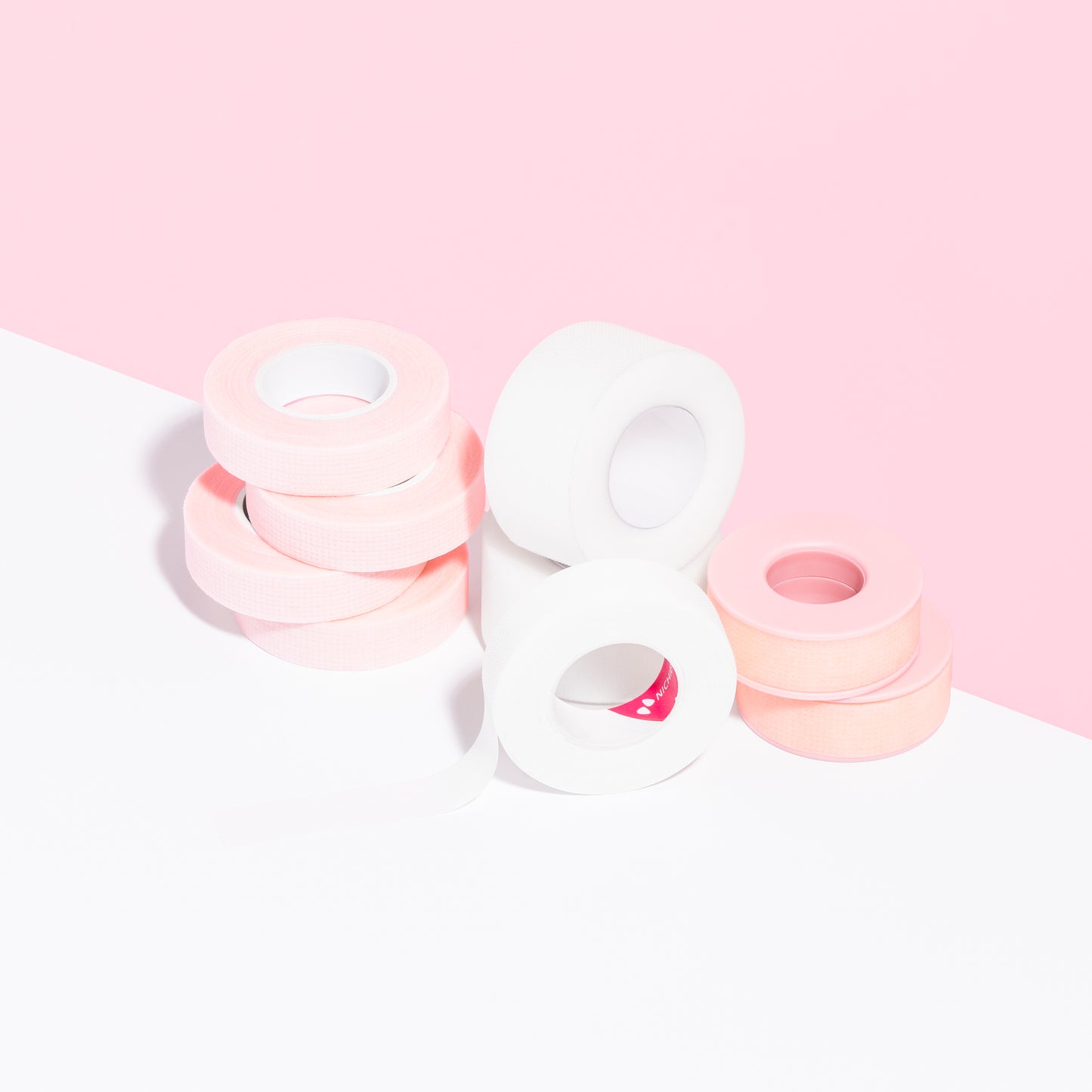 Collection of lash tapes for precise and secure lash extensions, perfect for accurate and stable application.