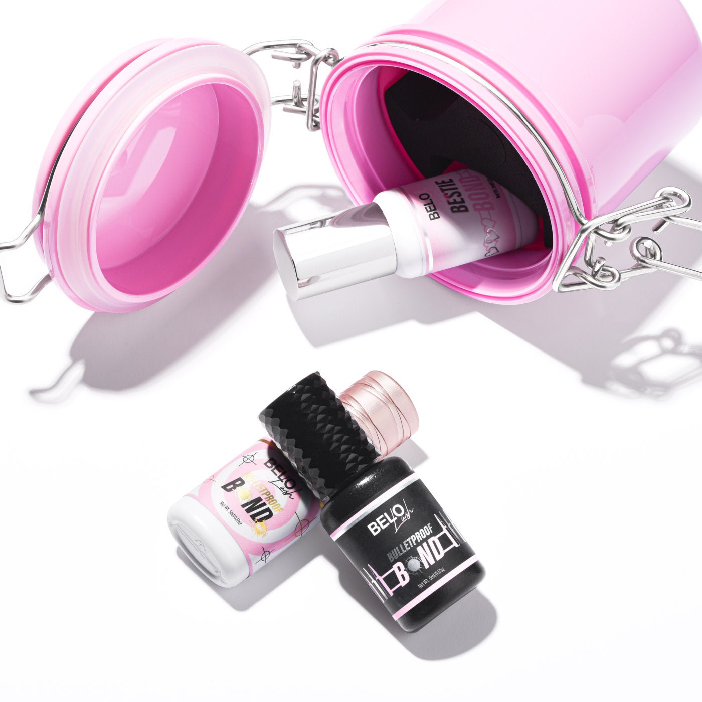 Open Air Tight Adhesive Container