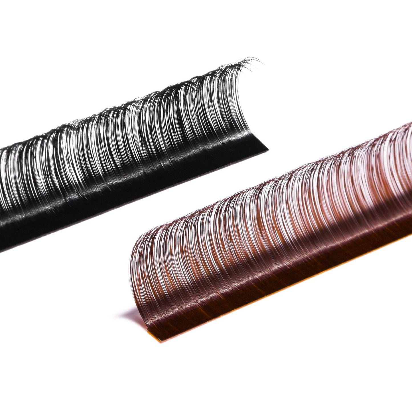 Single Length Brown Velvet Russian Lashes