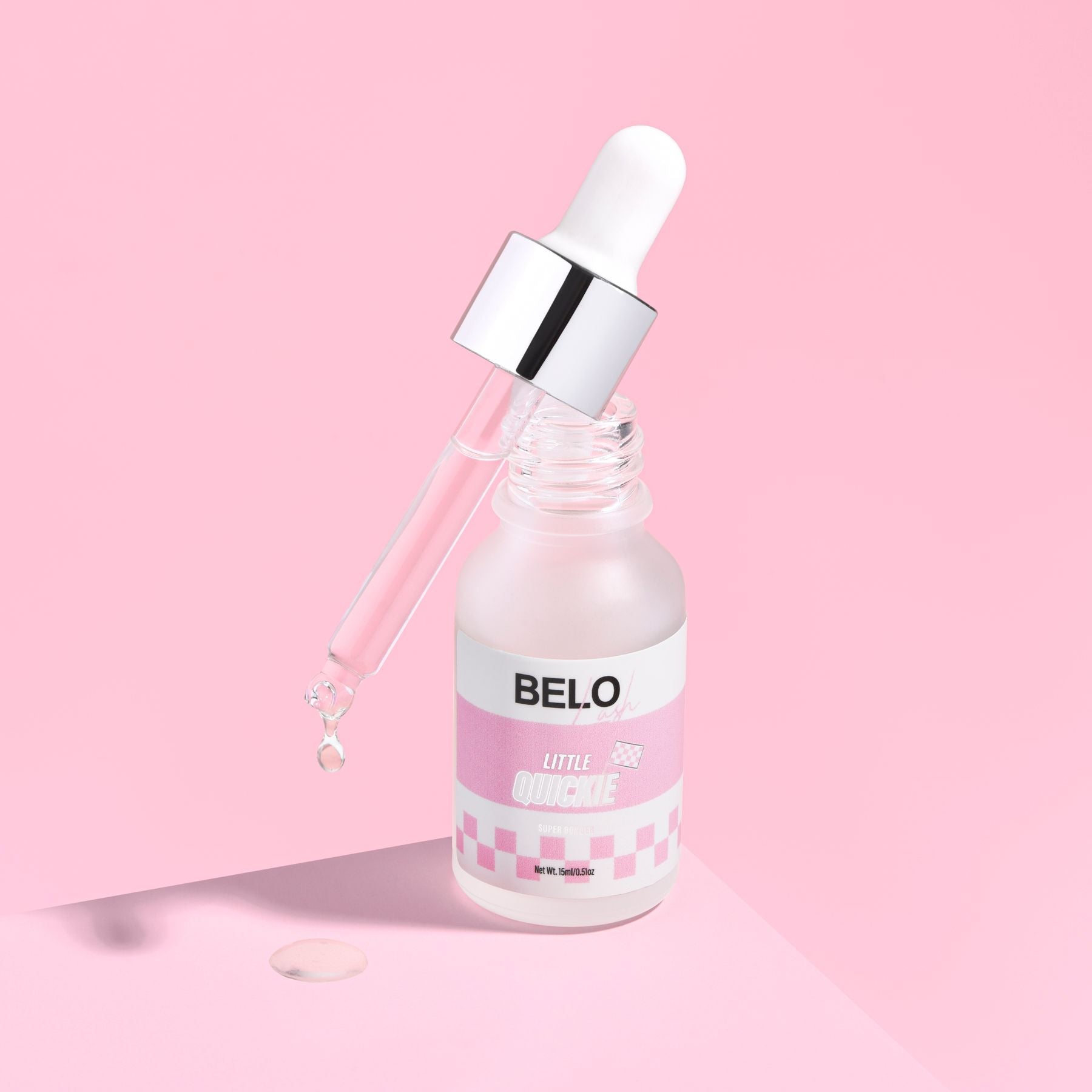 Little Quickie Superbonder for enhancing the longevity of eyelash extensions, making your lashes last longer and stay beautiful.