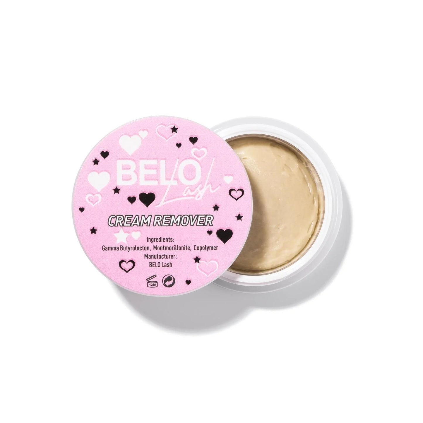 Cream lash extension remover