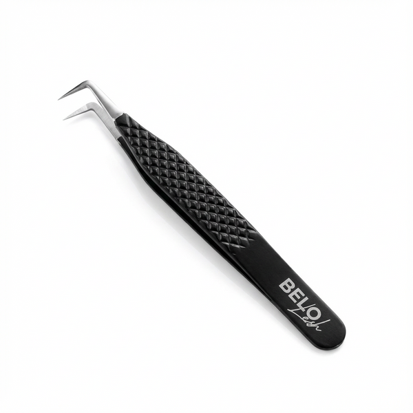 Fiber Tip 90 Degree Tweezer – Belo Lash Store