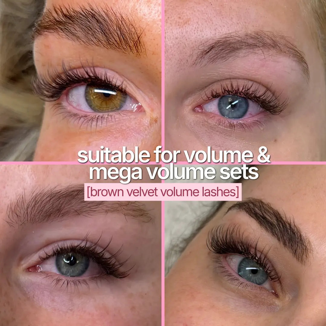 Dark Brown Velvet Russian Lashes