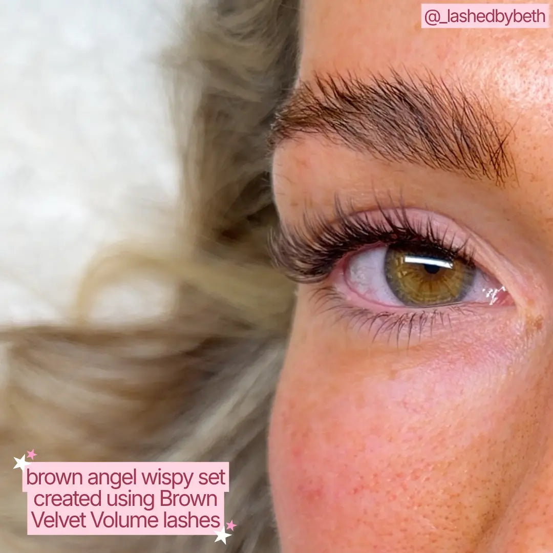Dark Brown Velvet Russian Lashes