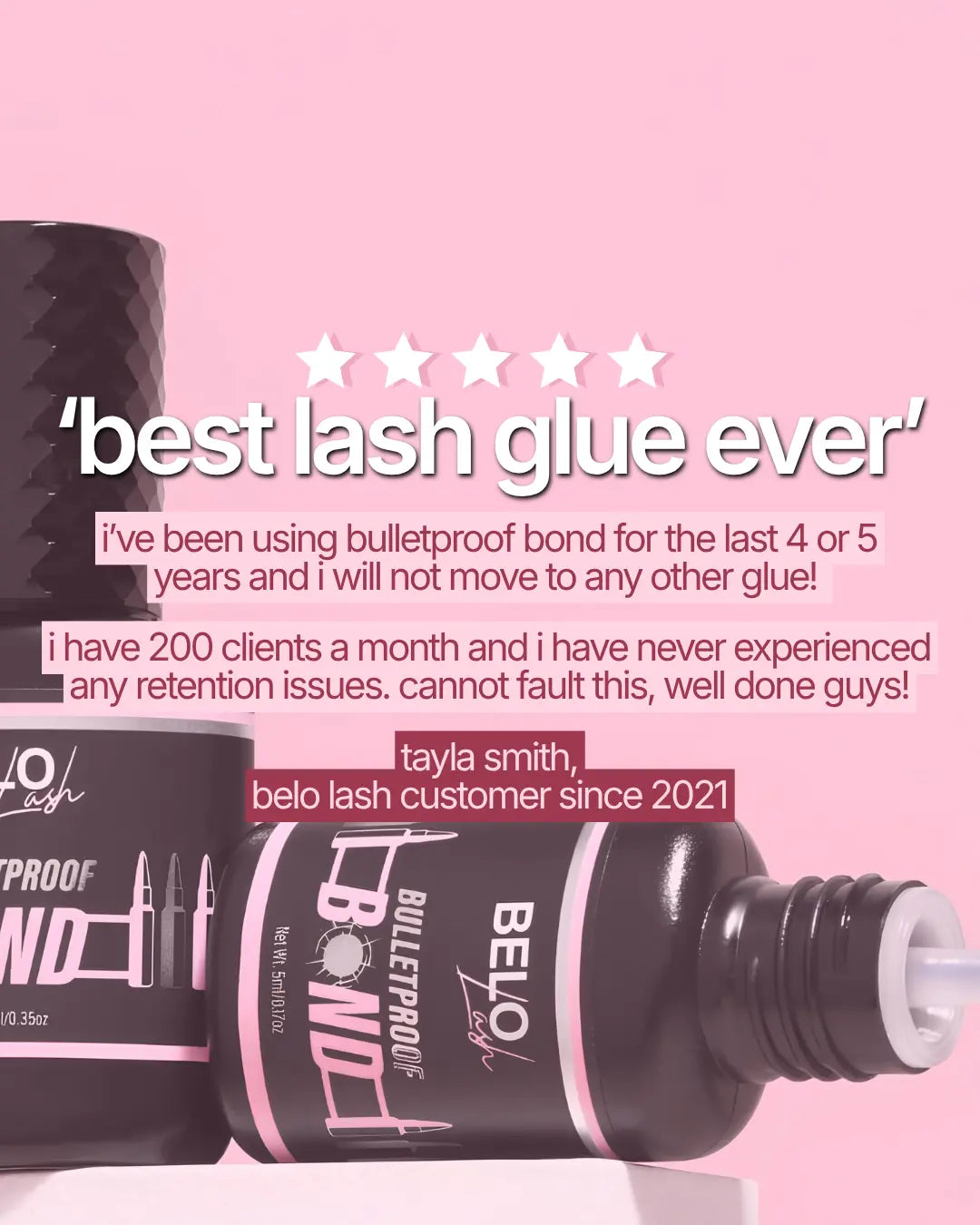 Bulletproof Bond Lash Adhesive
