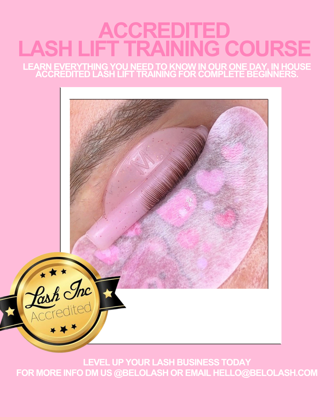 Lash Lift Course & Korean Lash Lift Training (In Person, Accredited)