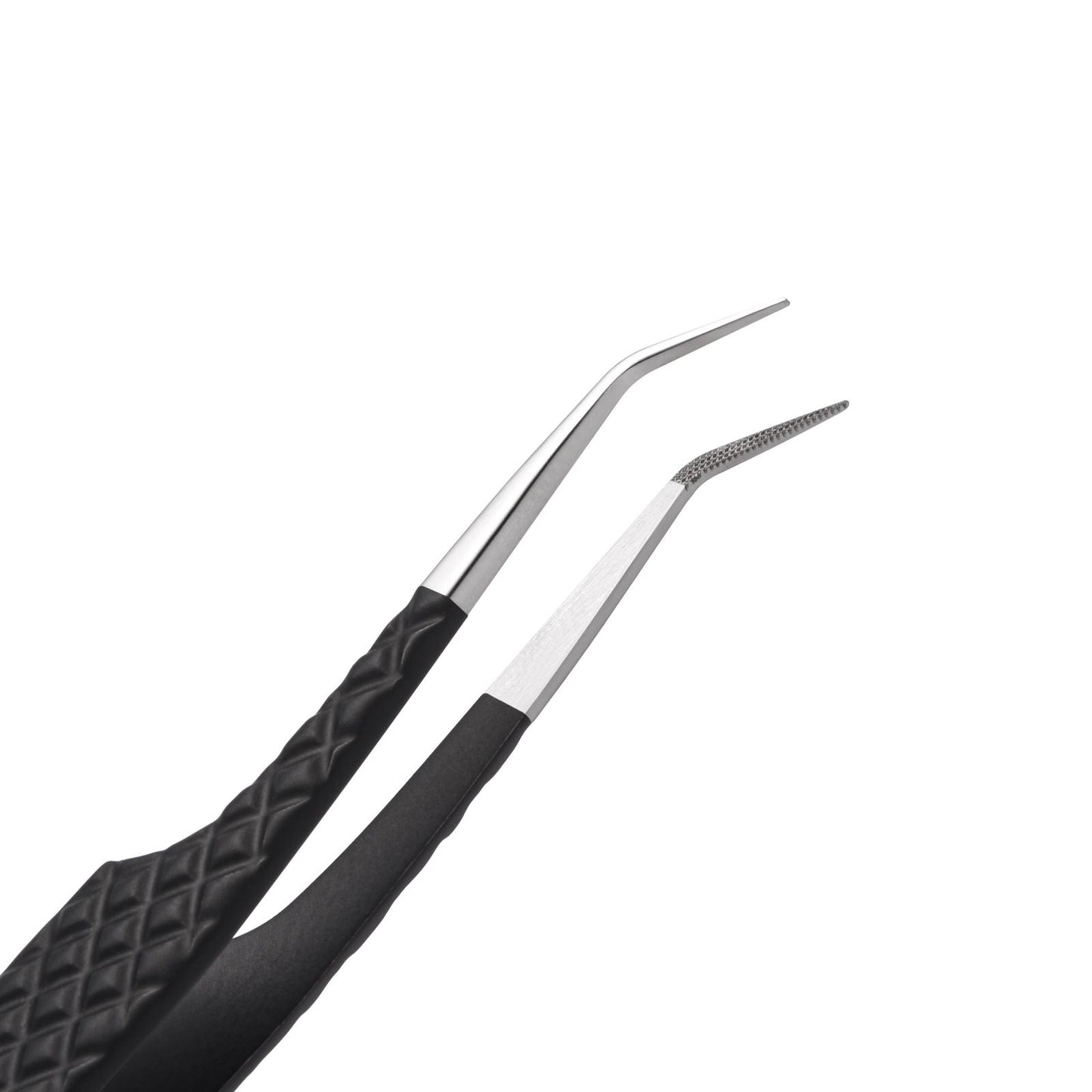 Fiber tip baby isolation tweezer close-up