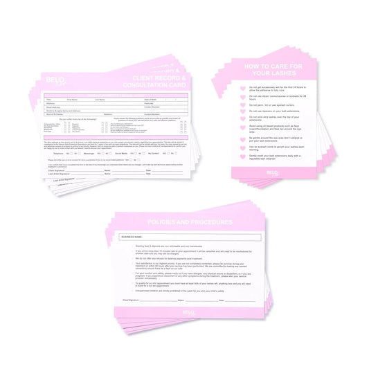 Pre-made client paperwork packs