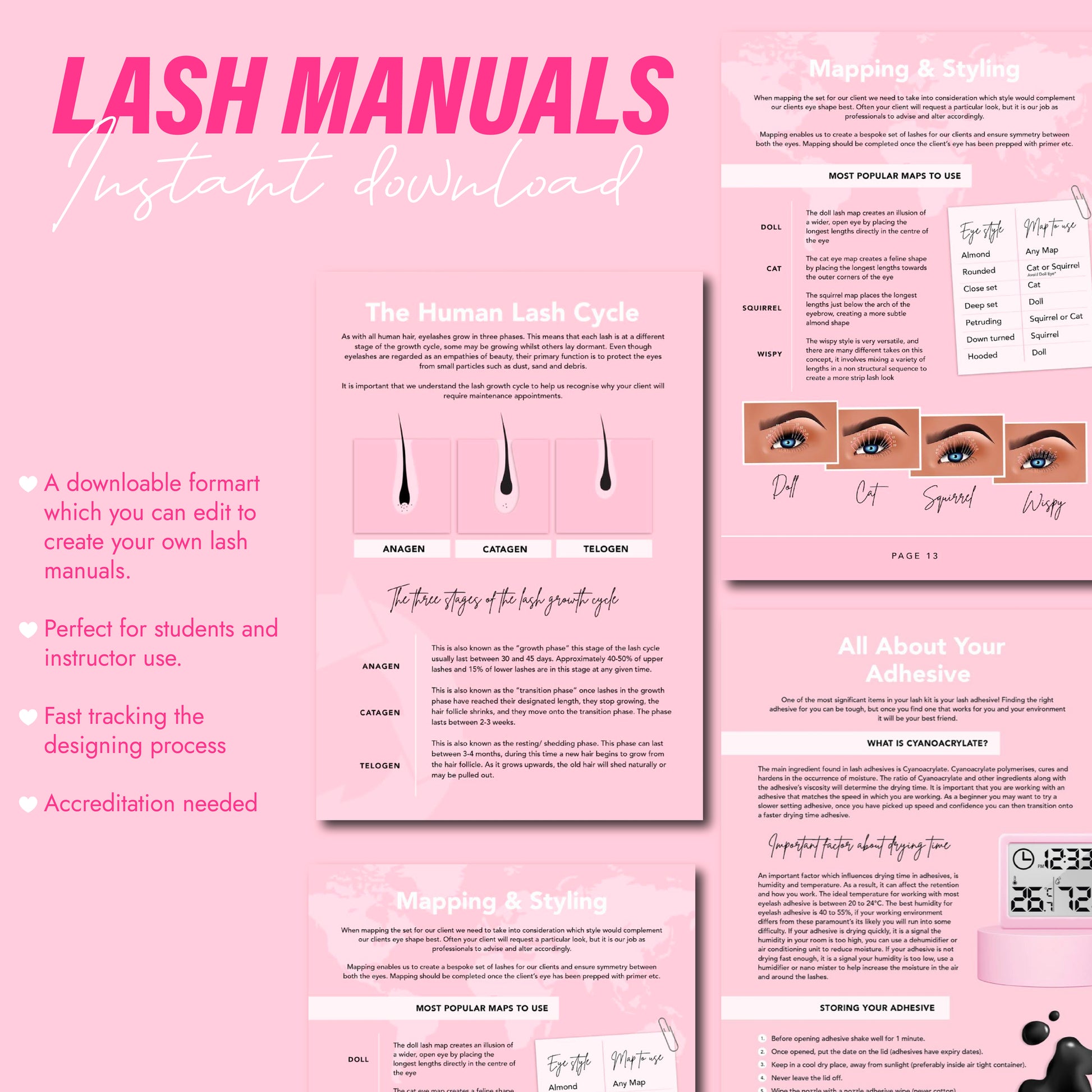 Russian lash training manual