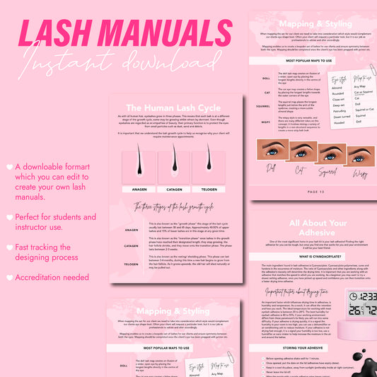 Editable Classic Lash Training Manual