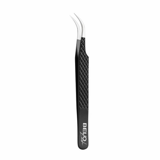 Fiber tip curved volume tweezer 